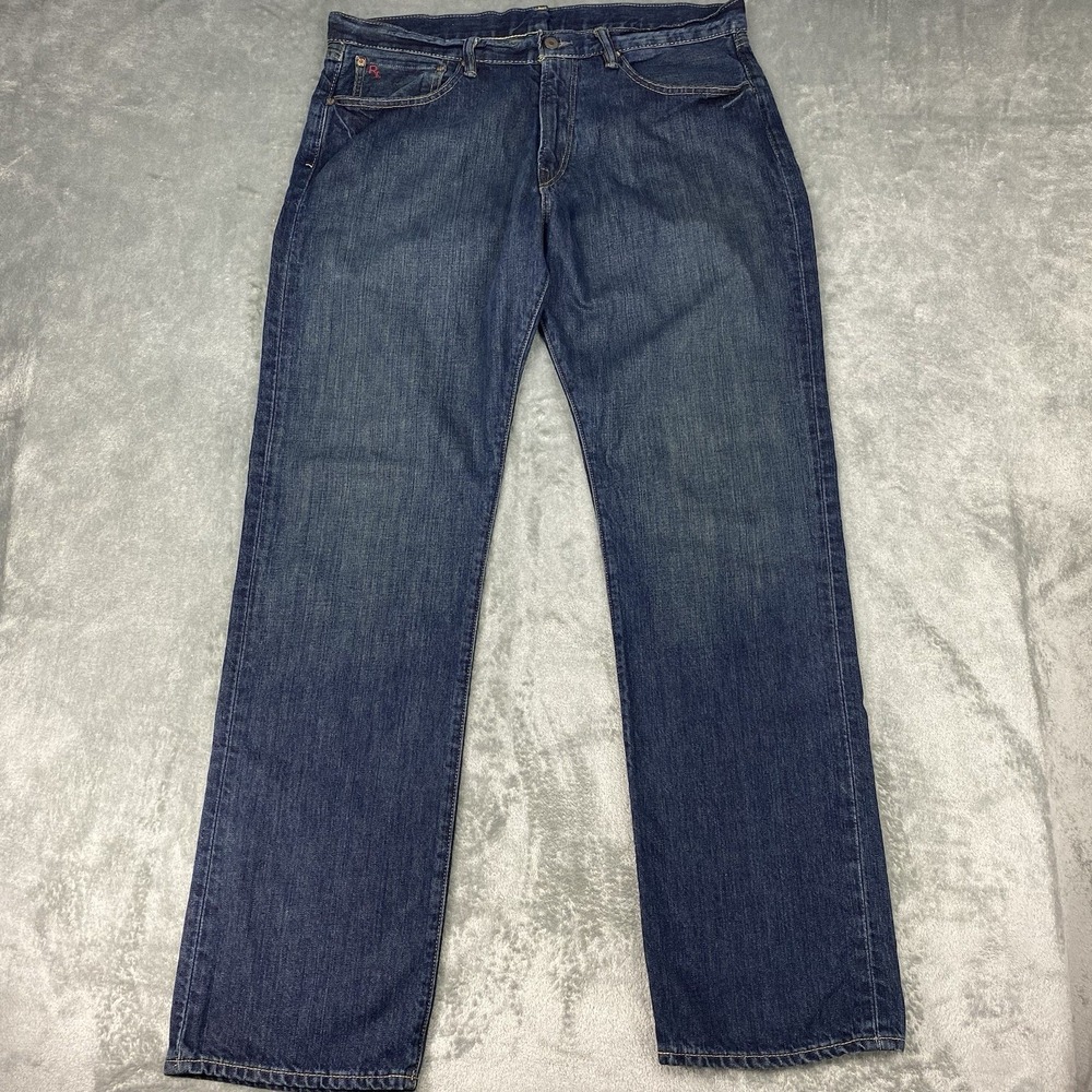 Polo Ralph Lauren Jeans Mens‎ Sz 36x34 (fit 38x34) Blue 867 Classic Straight Leg